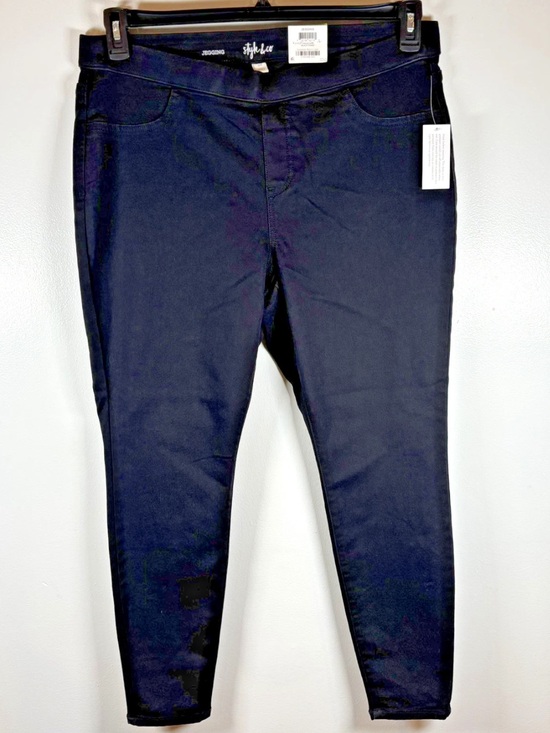Style & Co. Denim - Style & Co Pull On Jeggings Women’s Size 18W Black Skinny Stretch Pants Comfort